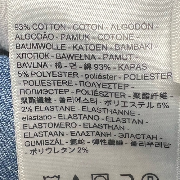 Levi’s High Rise Wedgie Short Size 24 Button Fly Cuffed Stretch - Picture 15 of 16